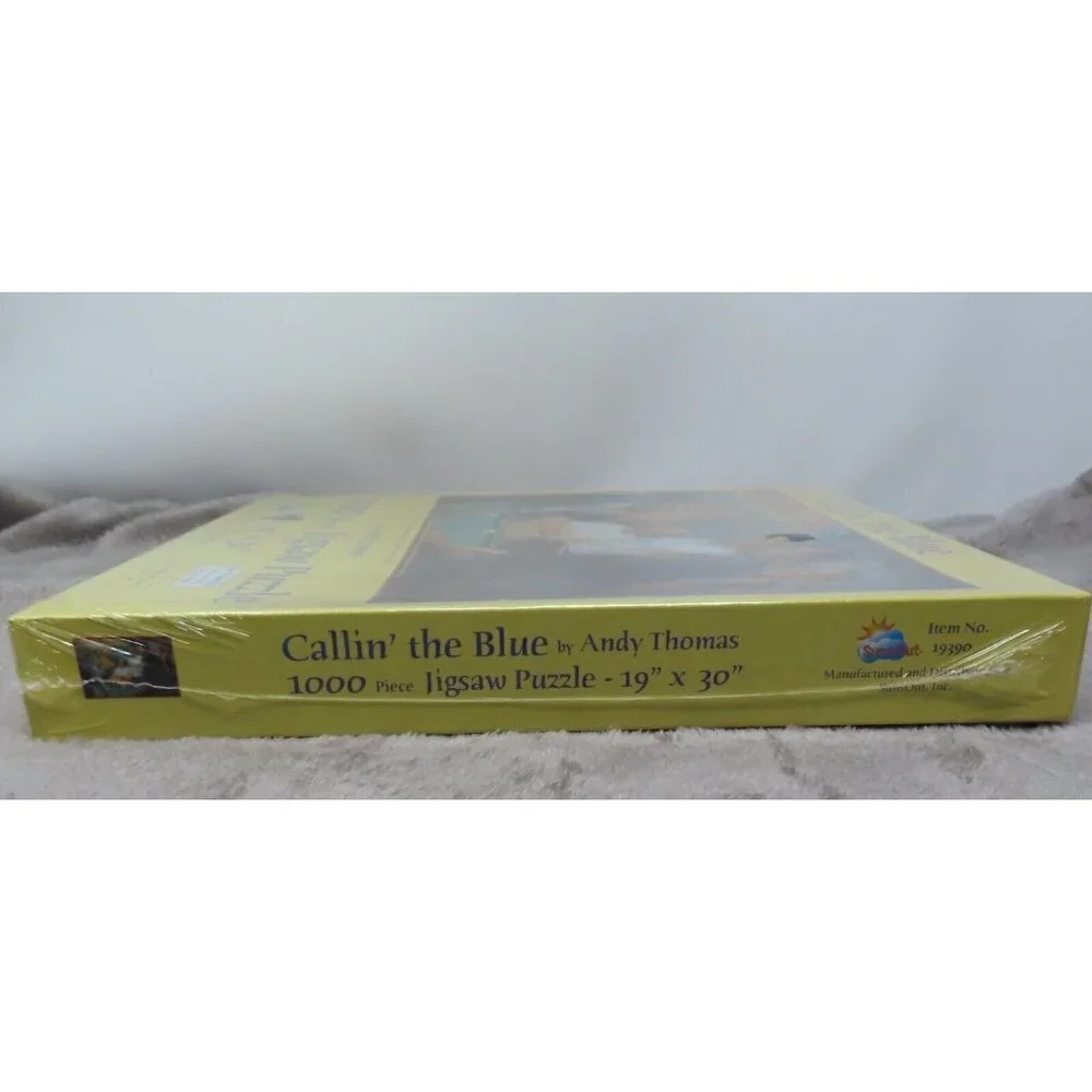 Callin' The Blue Puzzle 1000 Piece Jigsaw 19x30 Past Presidents Eco Friendly NEW